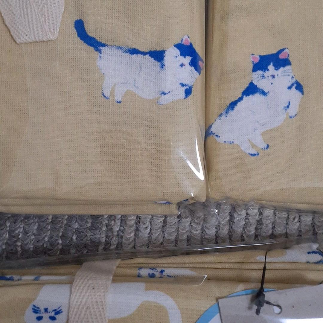 高級大判マルチカバー⭐猫柄3枚組(同柄同色)