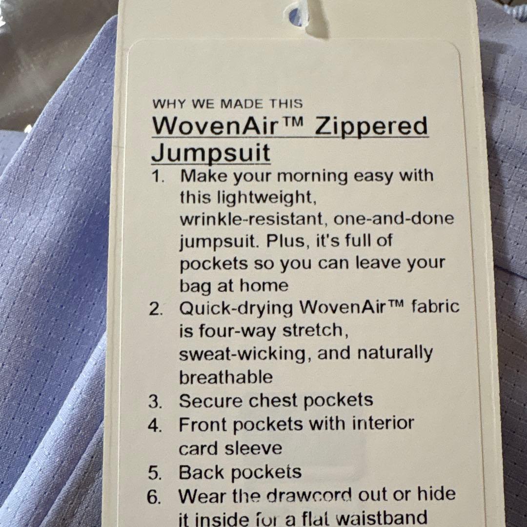 ルルレモン　ジャンプスーツ