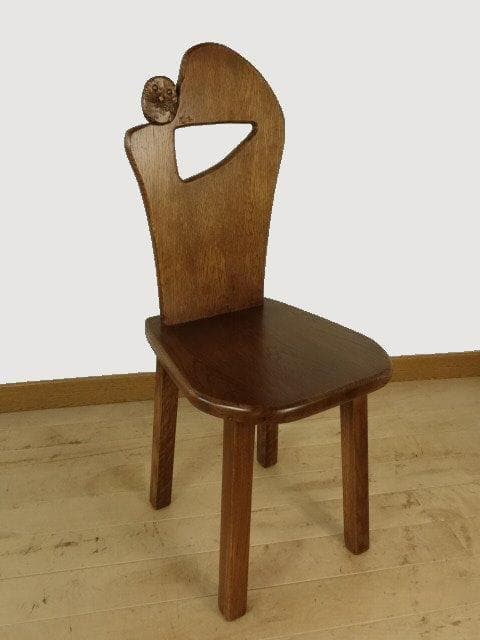 福来ふくろう　椅子　ダイニングチェアー　イスG　勇峰工芸（新）