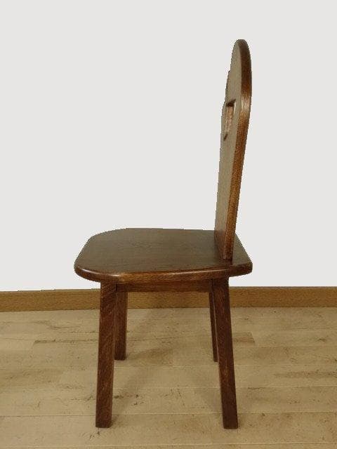 福来ふくろう　椅子　ダイニングチェアー　イスG　勇峰工芸（新）