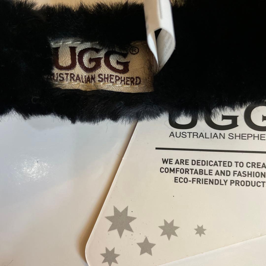 新品　アグ　UGG イヤーマフラー　イヤーマフ　黒　ブラック