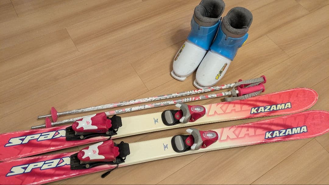 KAZAMA SPAX スキーセット　身長110〜120cm前後のお子様向け