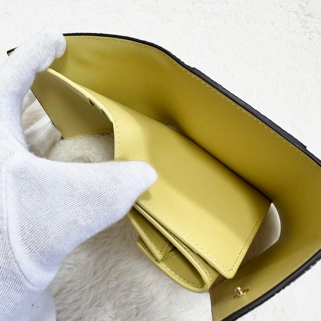 未使用級✨現行 BONAVENTURA フラップ スモールウォレット グレージュ