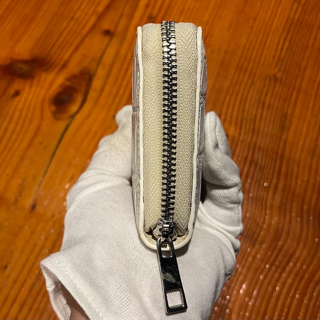 【新品・未使用】ヒマラヤクロコダイル　長財布　ラウンドファスナー　シャムワニ