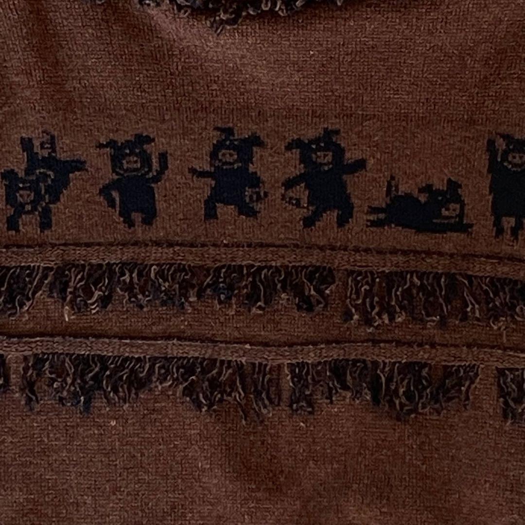 アルベロベロ タートルネック ニット セーター ブタさん フリンジ オレボレブラ