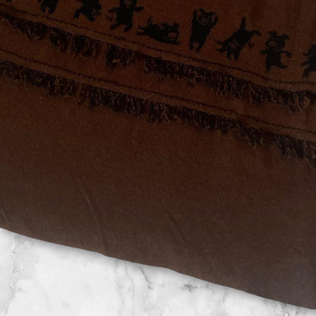 アルベロベロ タートルネック ニット セーター ブタさん フリンジ オレボレブラ