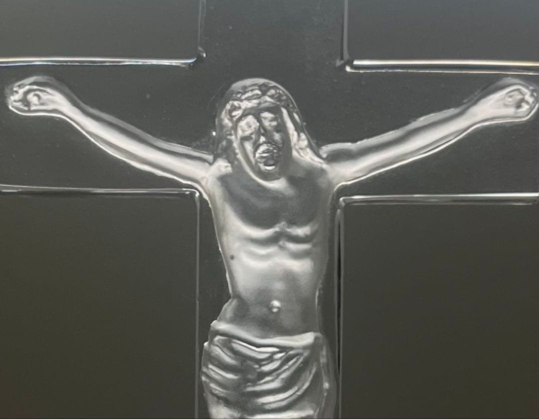 Baccarat バカラ/※極稀少型 イエス・キリスト十字架　立体像