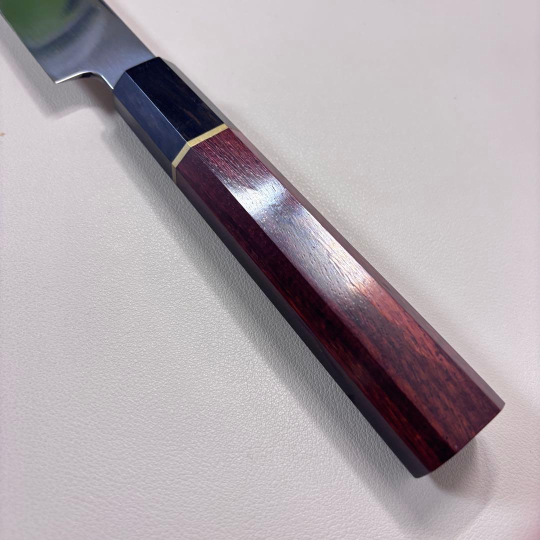 柳刃包丁 9寸 270mm 鏡面 切付柳刃包丁 鏡面　八角柄 刺身包丁༠༩