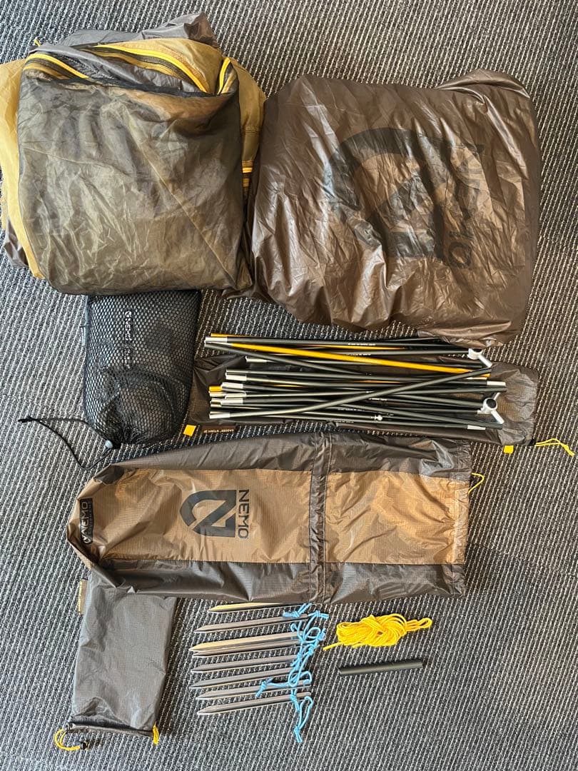 廃盤　希少　ニーモ　NEMO ダガーストーム　3P フットプリント付き