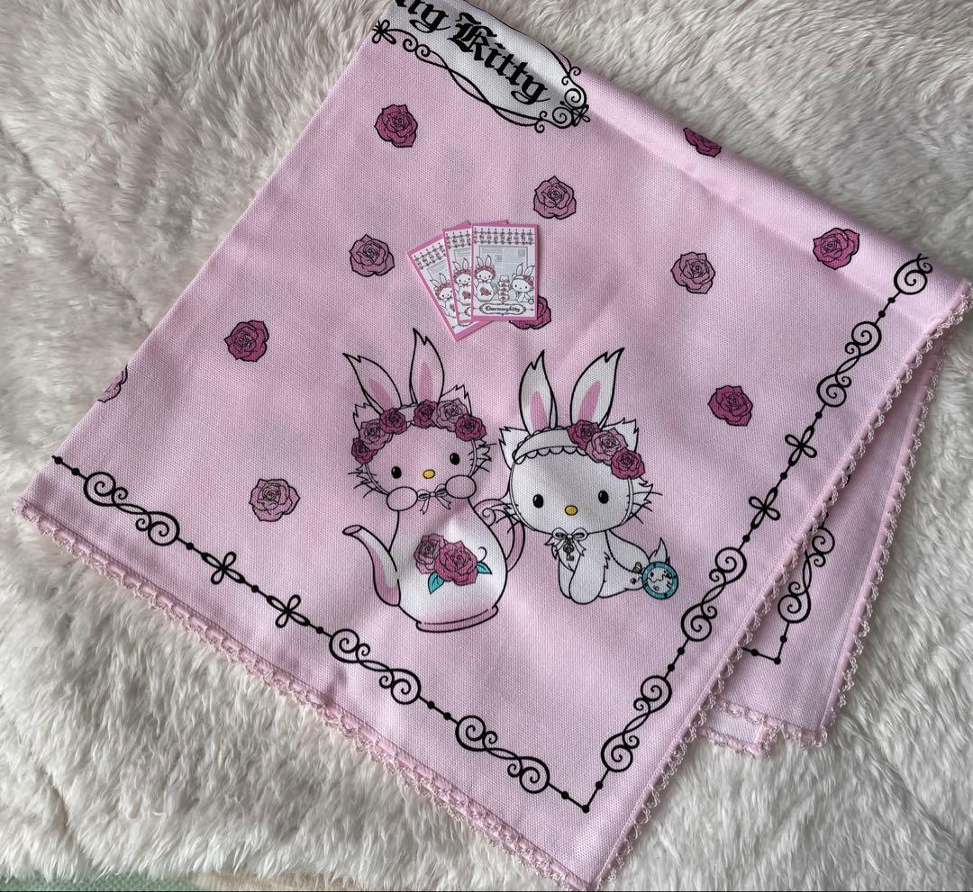 ウサミミ チャーミーキティ ハローキティ マルチクロス 布