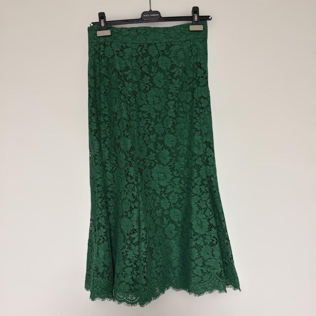 ドルチェ&ガッバーナ レース マーメイドラインスカート 42