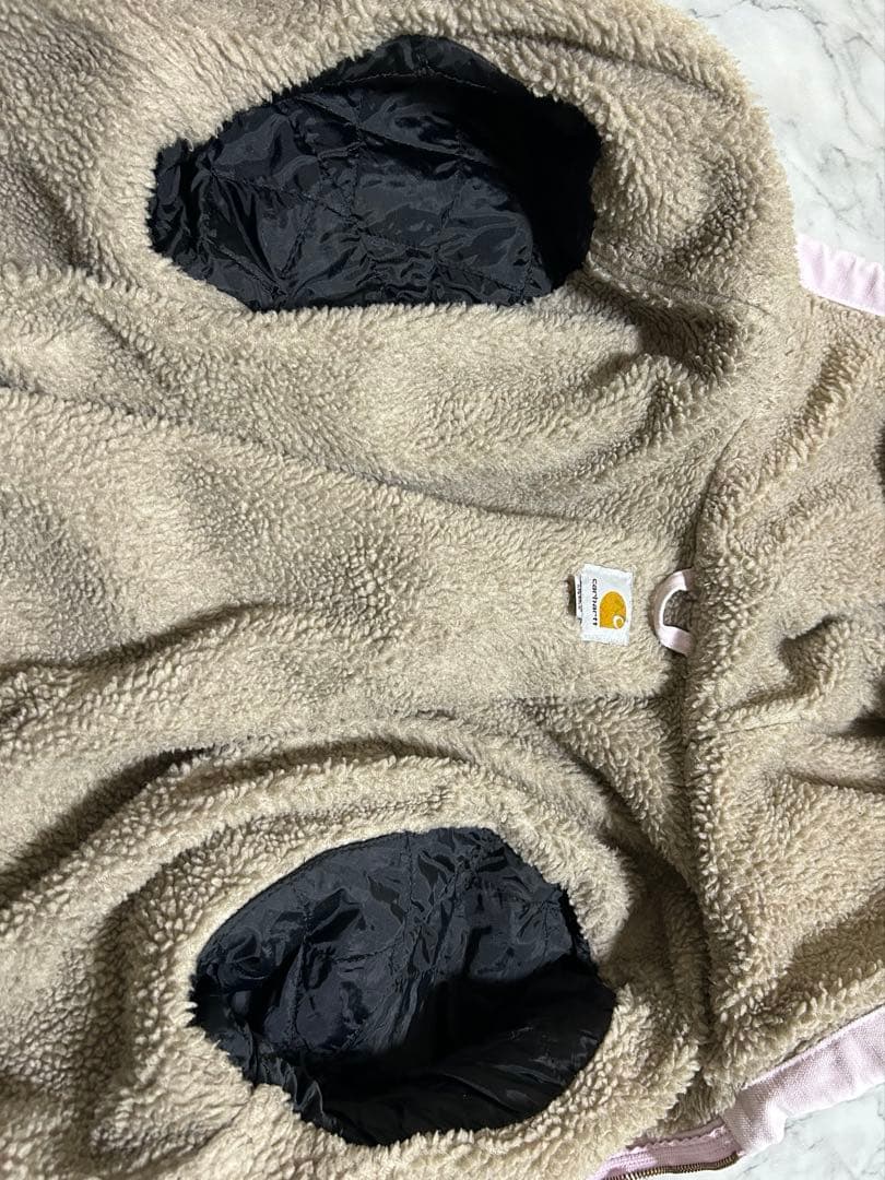 カーハート シエラ ジャケット ライトピンク 希少 フード メキシコ製 XL