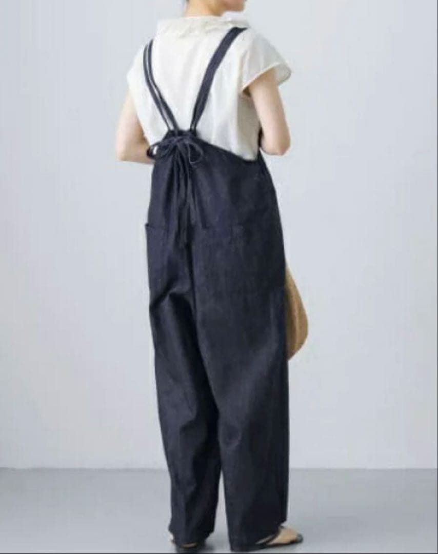 かぐれ　デニム　 イージーサロペット