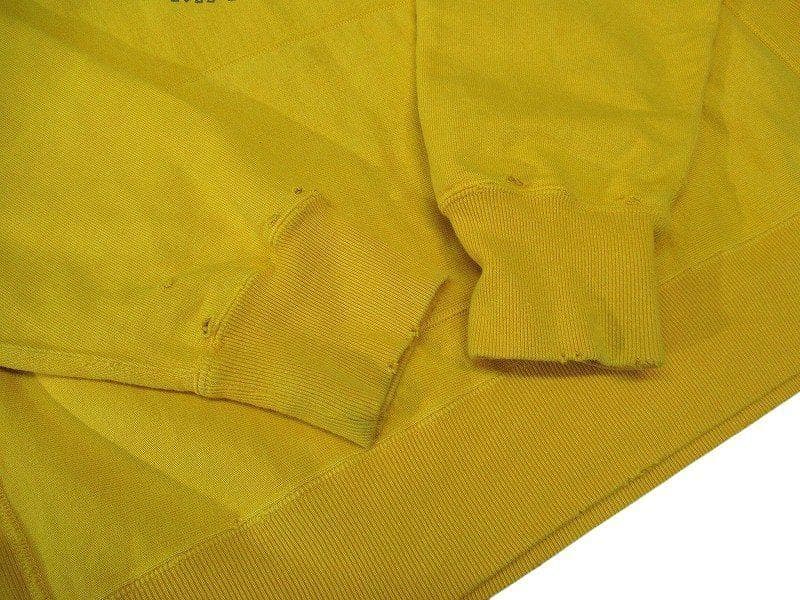 XL 25SS バウワウ USMC ブルドッグ ビンテージ 加工 パーカー 黄