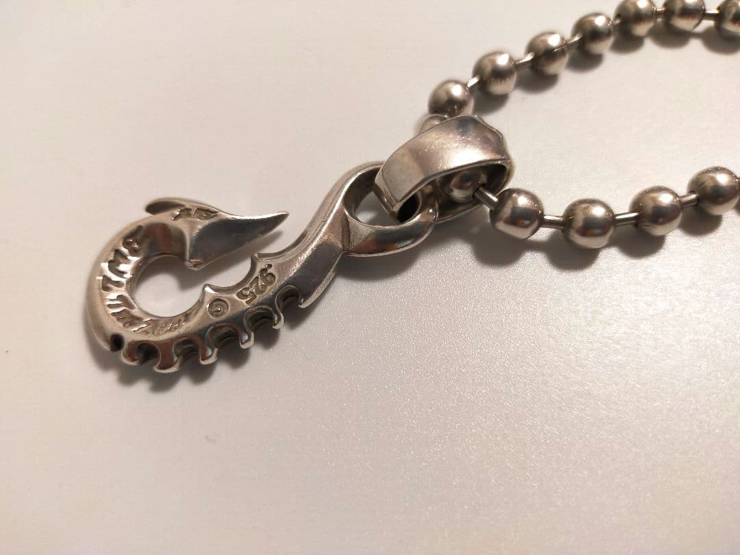 【BWL】フィッシュフック・ボールチェーンネックレス＆カーディガンのセット