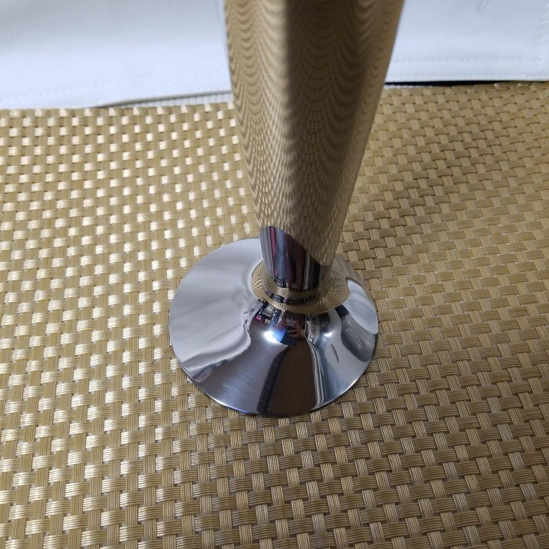 マリナリナルディ　ノベルティ「ZACK　PAREGO　ステンレス製　一輪挿し」