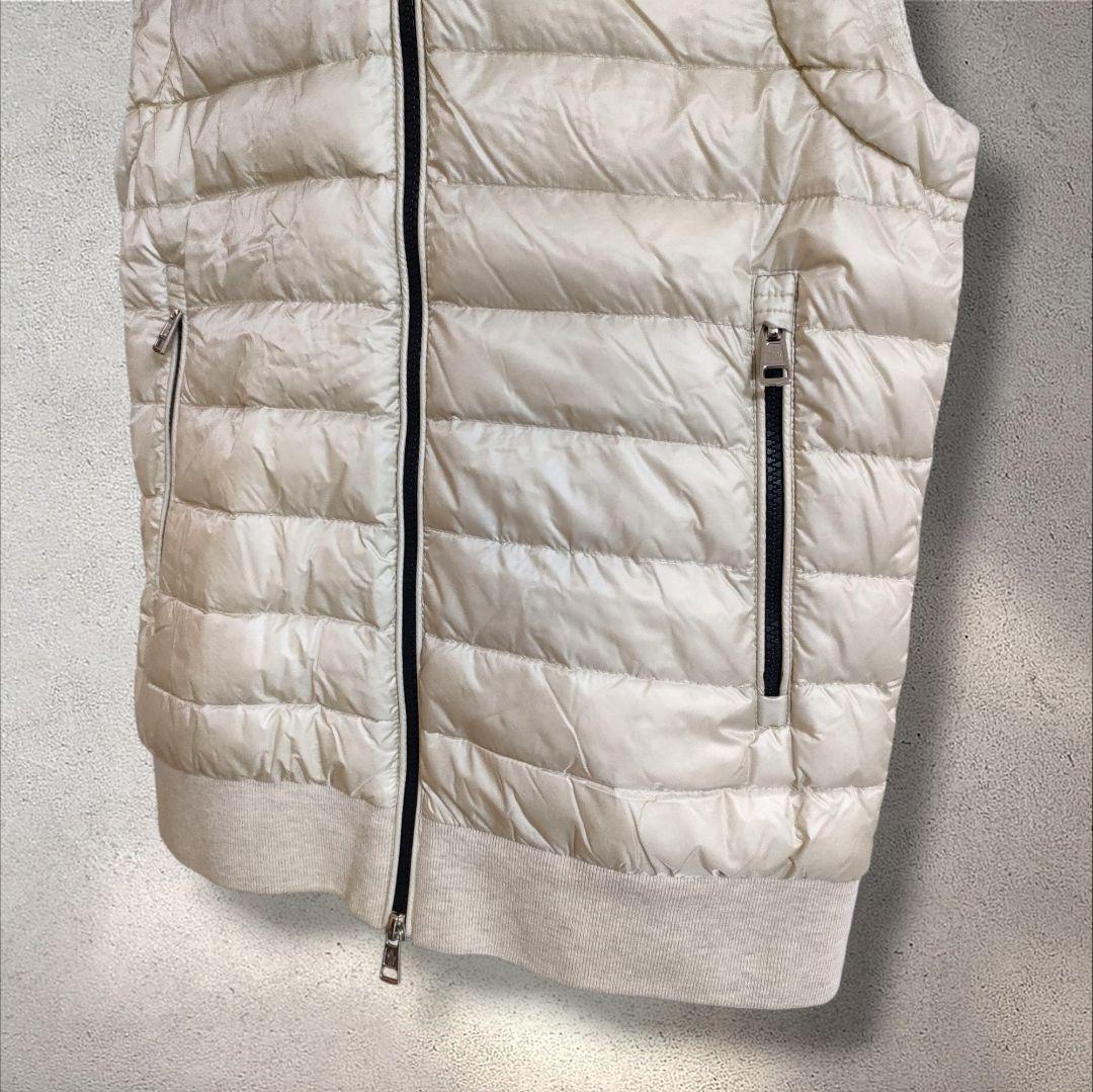 モンクレール ダウンベスト スウェット フード付き