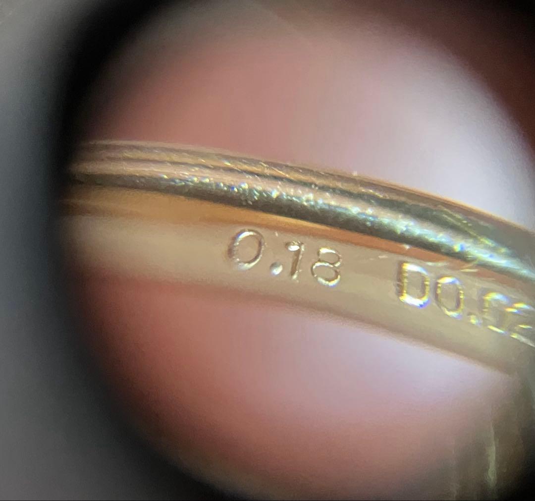 K18 エステール（BLOOM）ピンクトルマリンリング（11号）