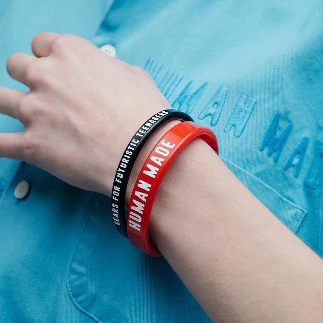 HUMAN MADE 25ss ACRYLIC BANGLE #1 & #2 黒