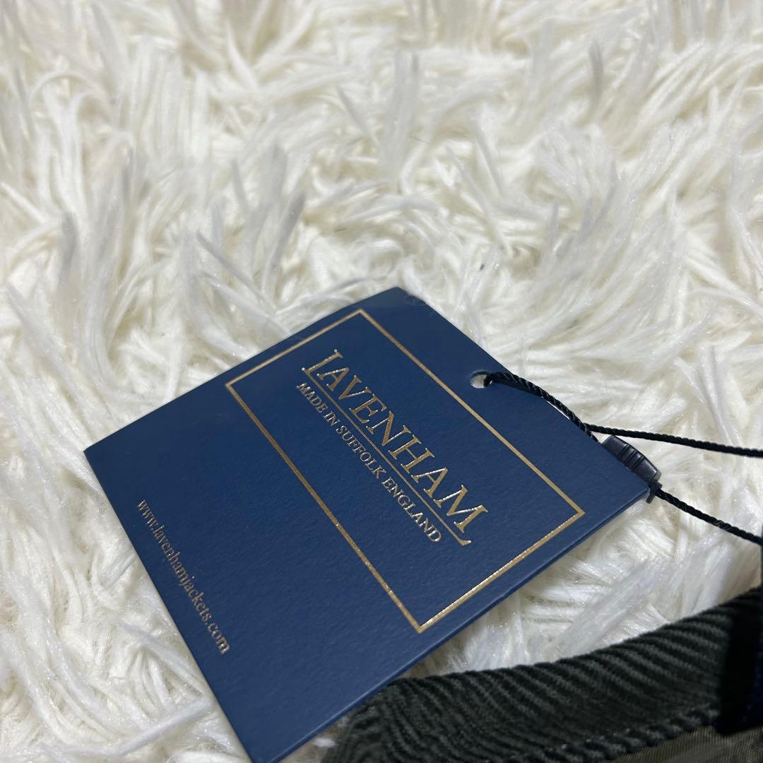 新品未使用✨現行 ラベンハム キルティング ベスト ナイロン カーキ 38