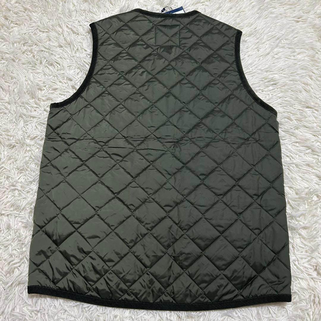 新品未使用✨現行 ラベンハム キルティング ベスト ナイロン カーキ 38