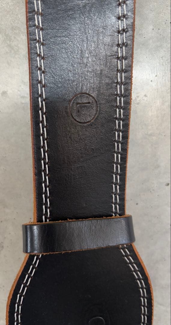 OJ　美品✨GOLD'S GYM EX レザーベルト 本革 Lサイズ