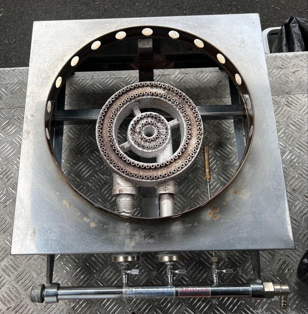 クレープ　プロパンガス　業務用　焼き台