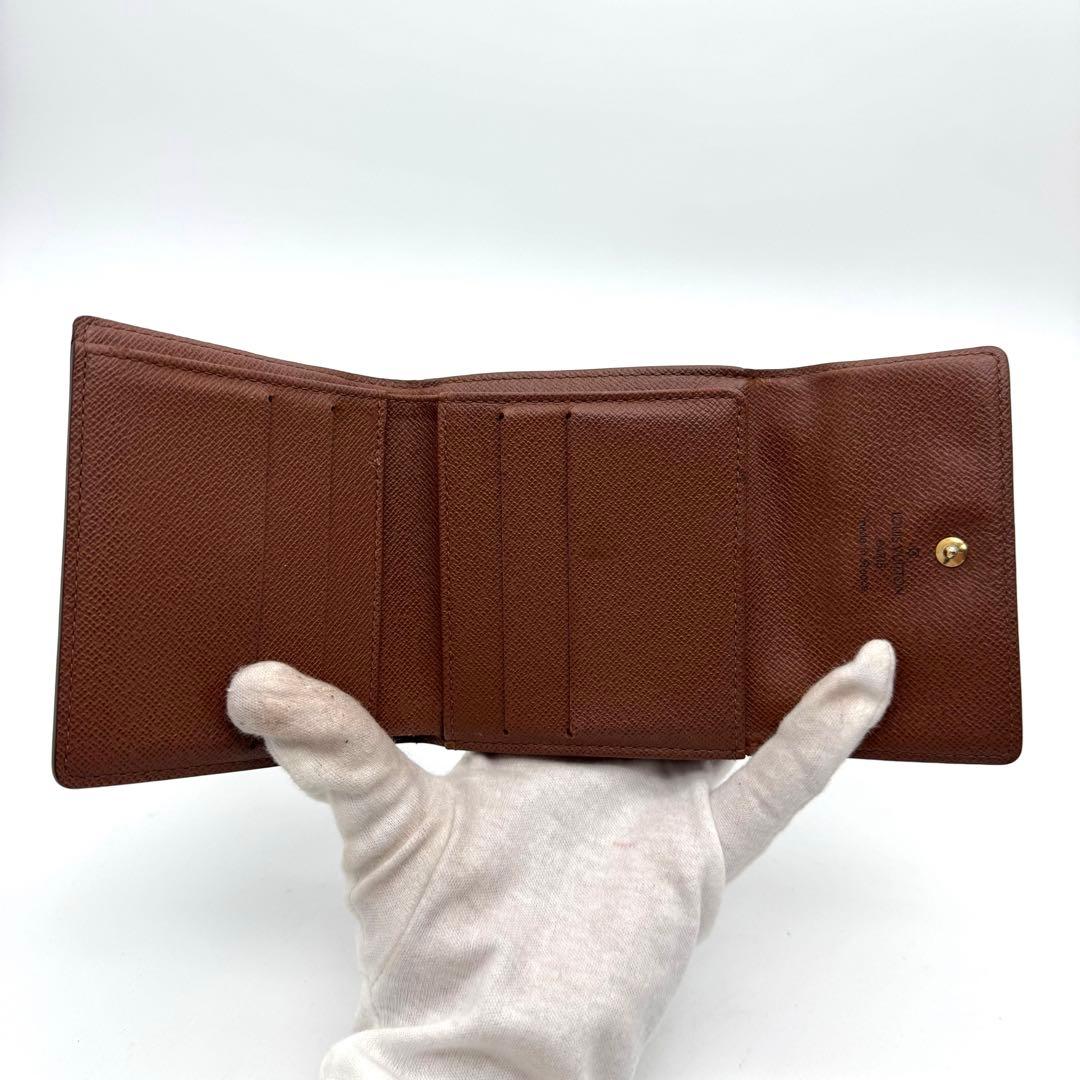 美品✨️ルイヴィトン　モノグラム　ポルトフォイユ　エリーズ　折り財布　Wホック