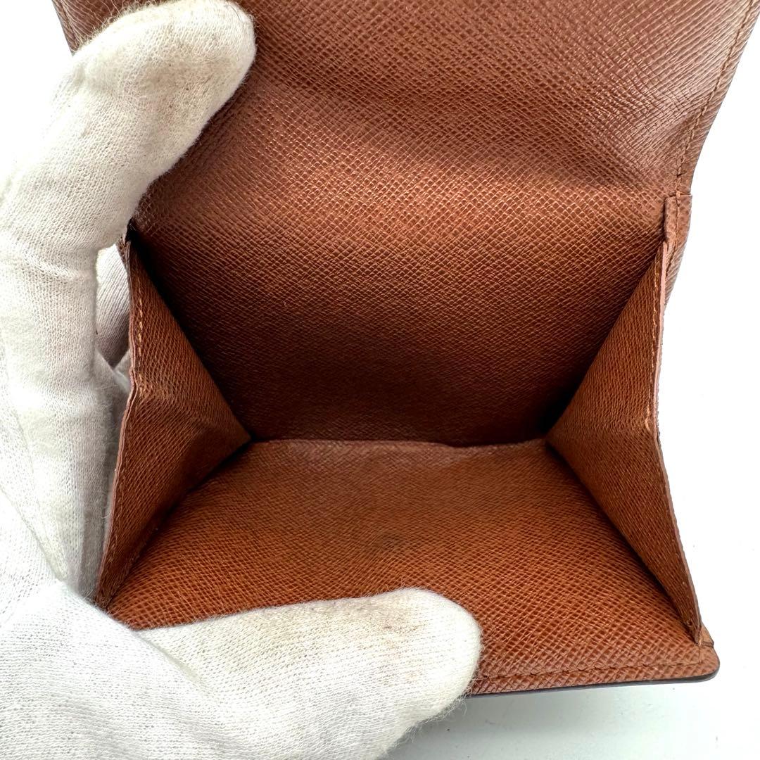 美品✨️ルイヴィトン　モノグラム　ポルトフォイユ　エリーズ　折り財布　Wホック