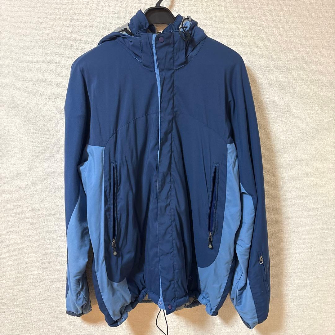 Patagonia 裏地フリースジャケット（ブルー系）