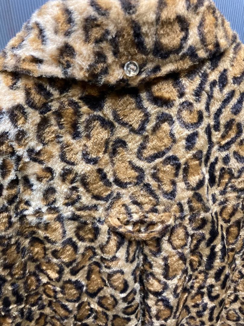 20471120 ヒョウ柄 半袖シャツ レオパード ロック パンク 衣装 M