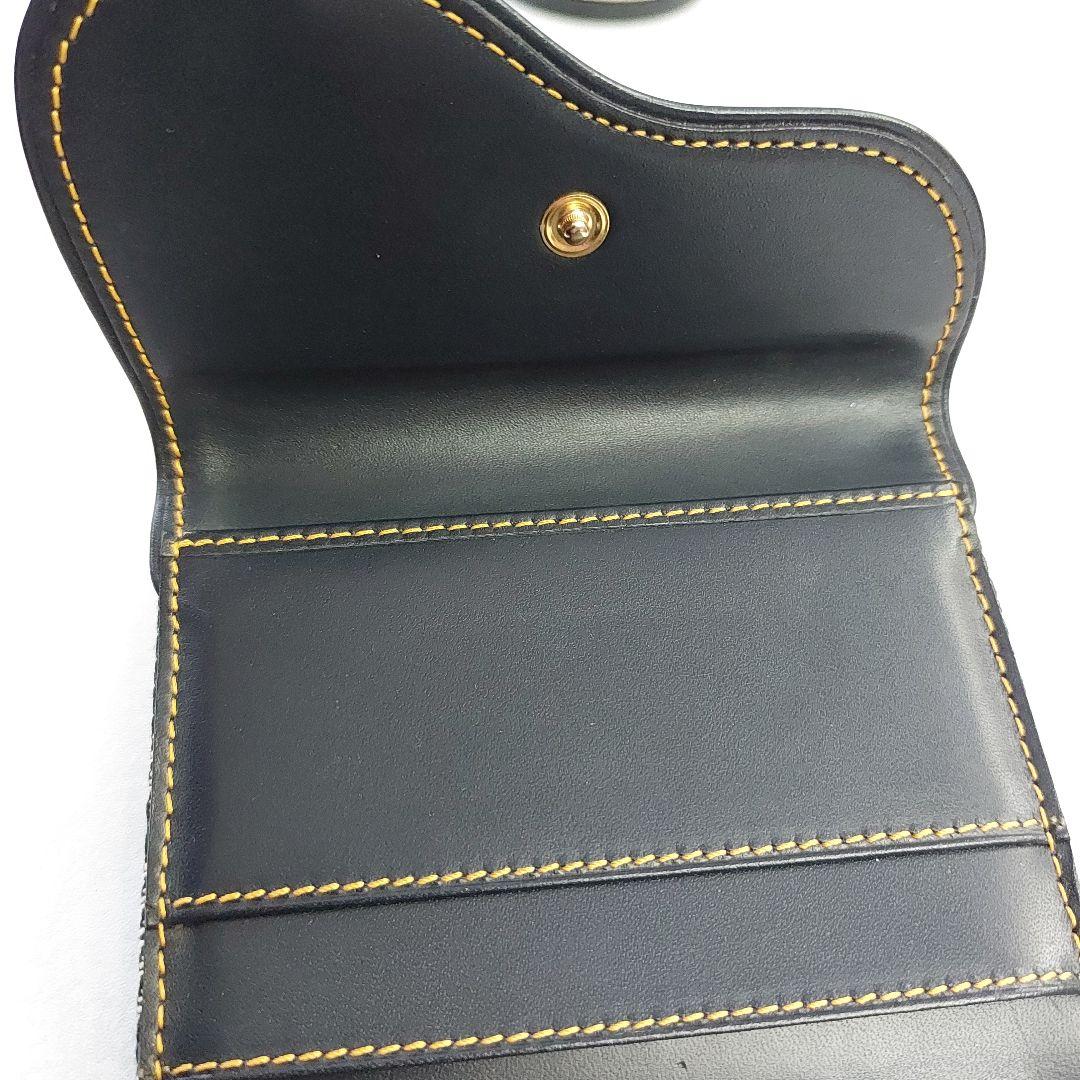 【大人気】クリスチャンディオール　サドル　カード入れ財布　トロッター　キャンバス