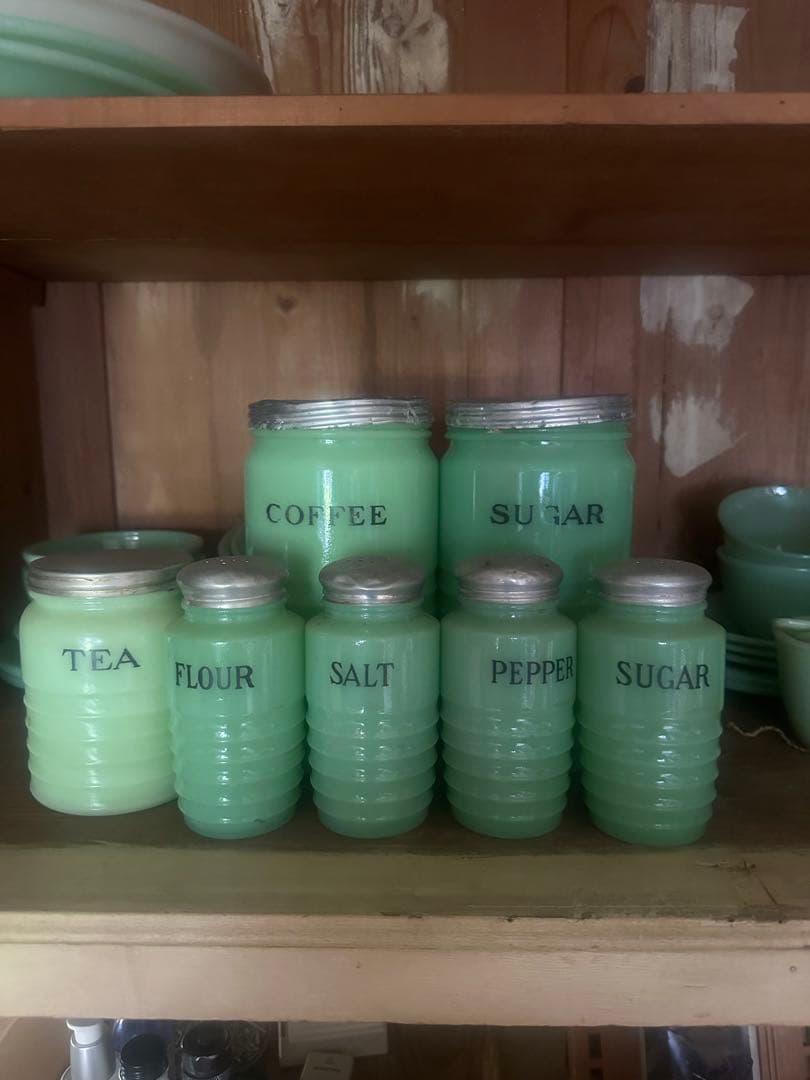 超レア　シャネット社　ダークジェイド　濃い色　キャニスター