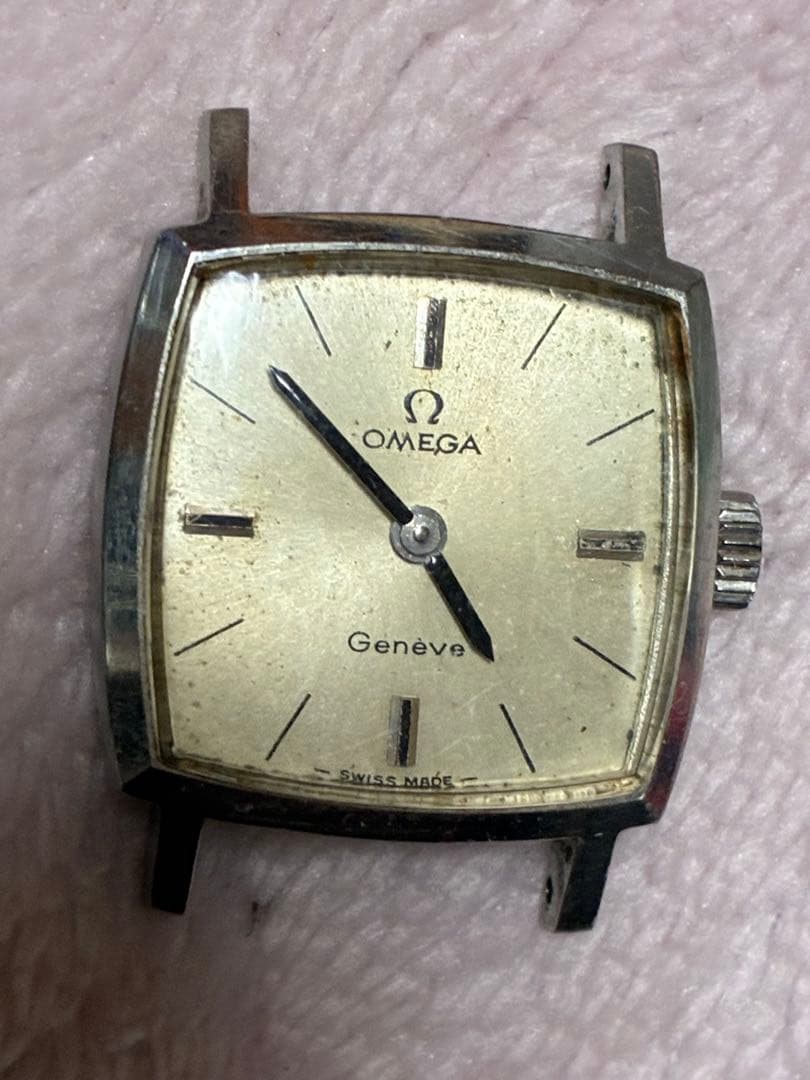 今だけ！OMEGA Geneve 手巻き時計 スクエア　ヴィンテージ　Watch