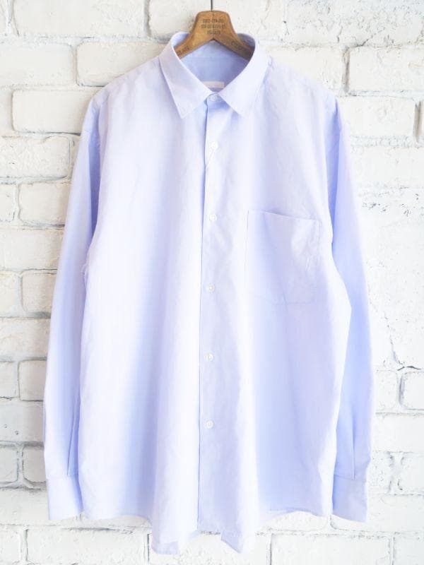 新品未使用 COMOLI コモリシャツ 23ss SAX サイズ4 限定カラー