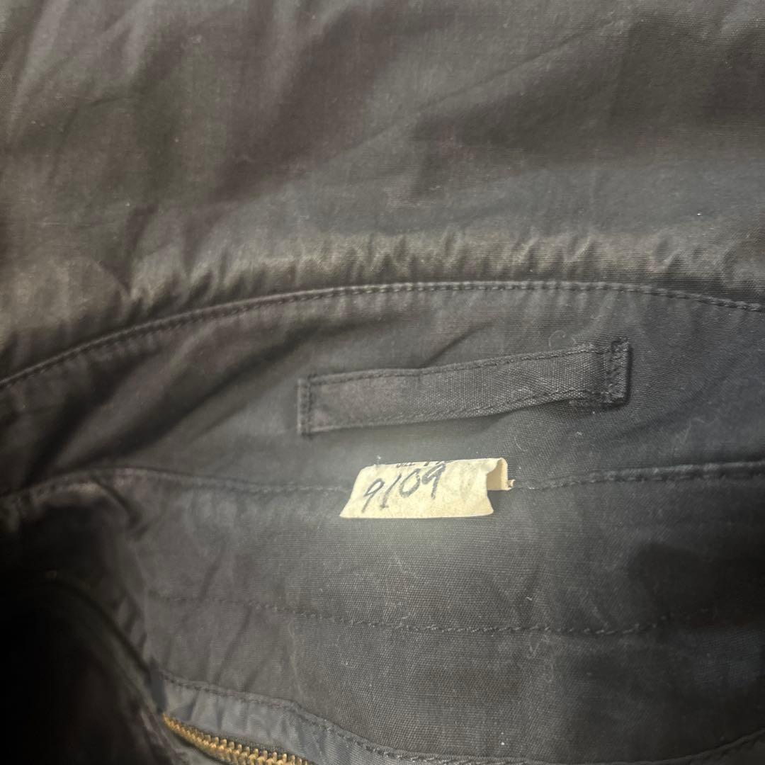 米軍used古着オールウェザーコート ブラック44S ロングコート