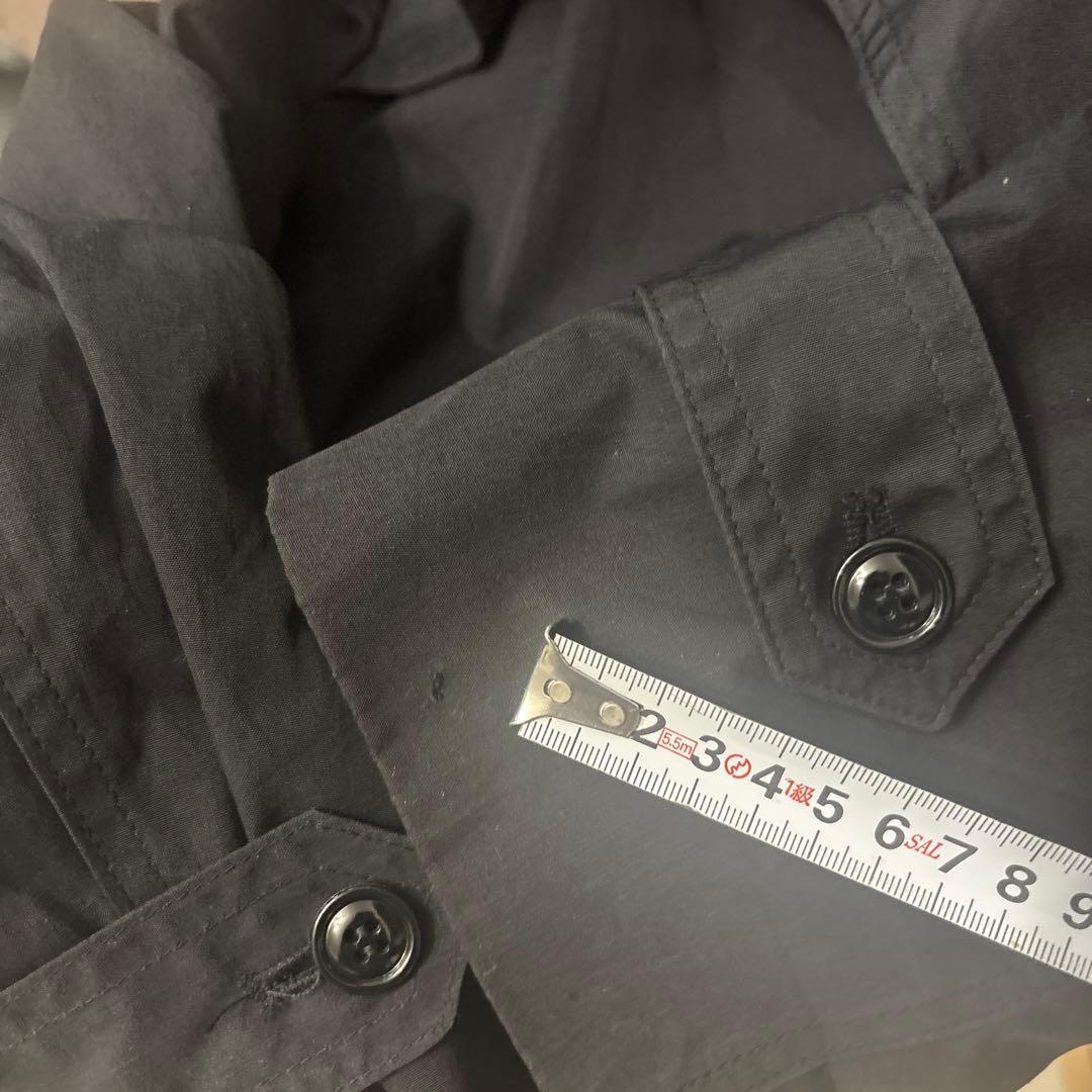 米軍used古着オールウェザーコート ブラック44S ロングコート