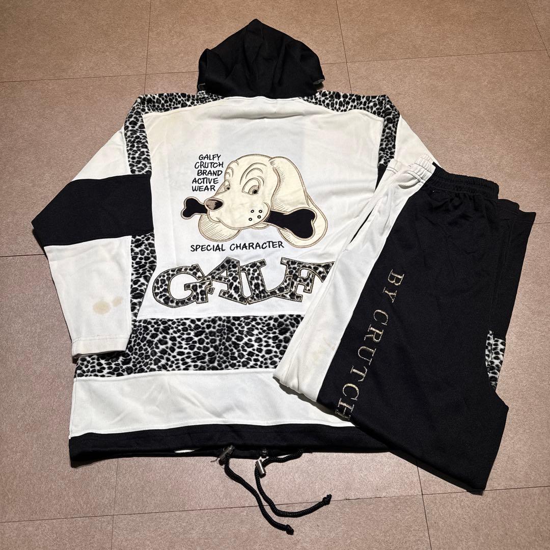 Galfy by crutch 上下セットアップ　ジャージ　ビンテージ　豹柄