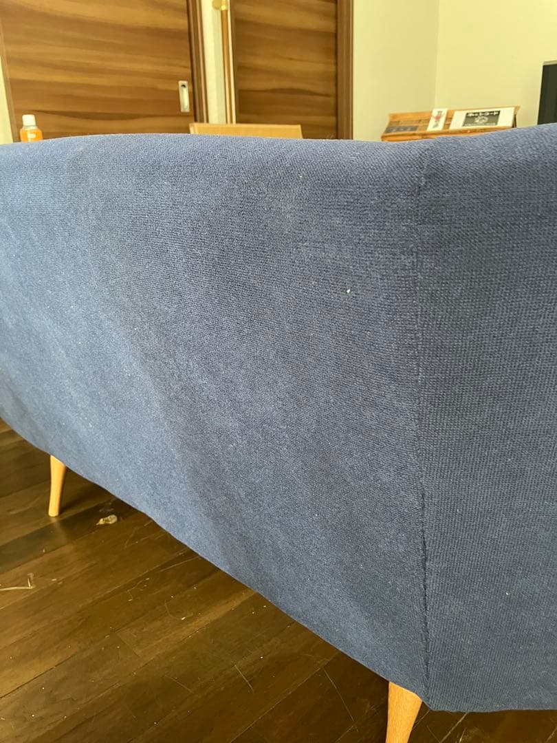 IDEE KAI ネイビー ファブリックソファ