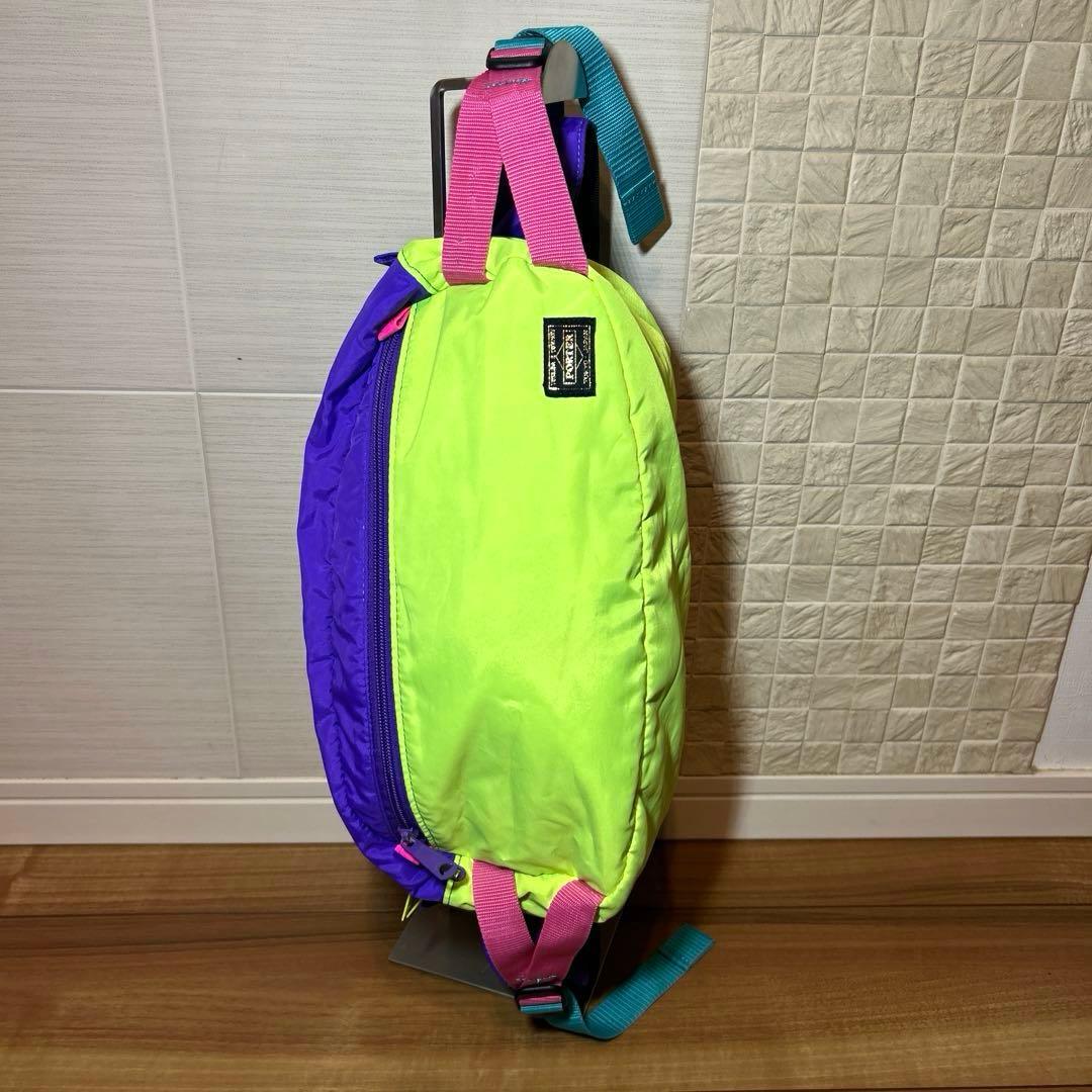 ポーター　PORTER コラボ　ボディバッグ ネオンカラー　PFY15