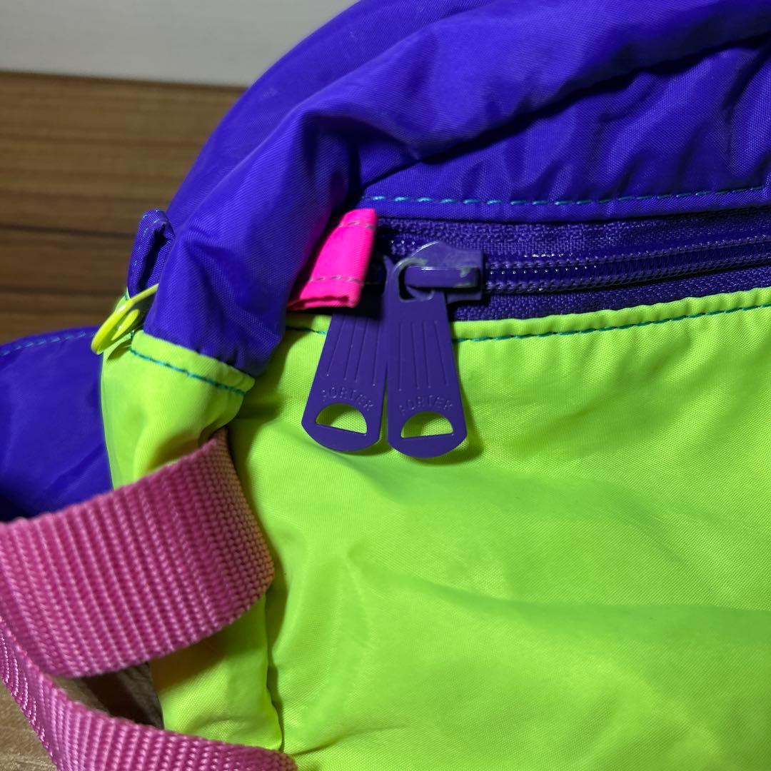 ポーター　PORTER コラボ　ボディバッグ ネオンカラー　PFY15