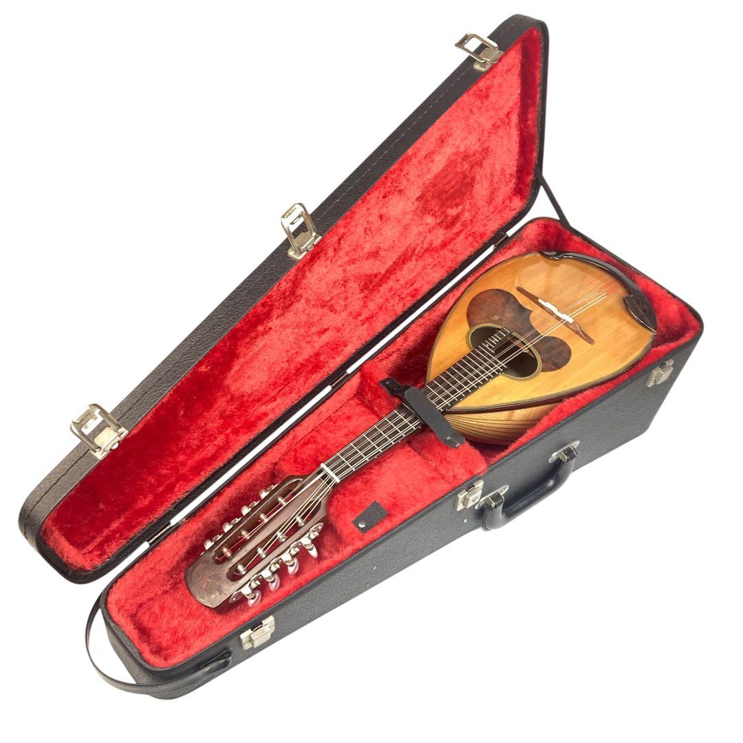 スズキ マンドリン M-30 8弦 鈴木バイオリン製 珍しい縦型ハードケース付き