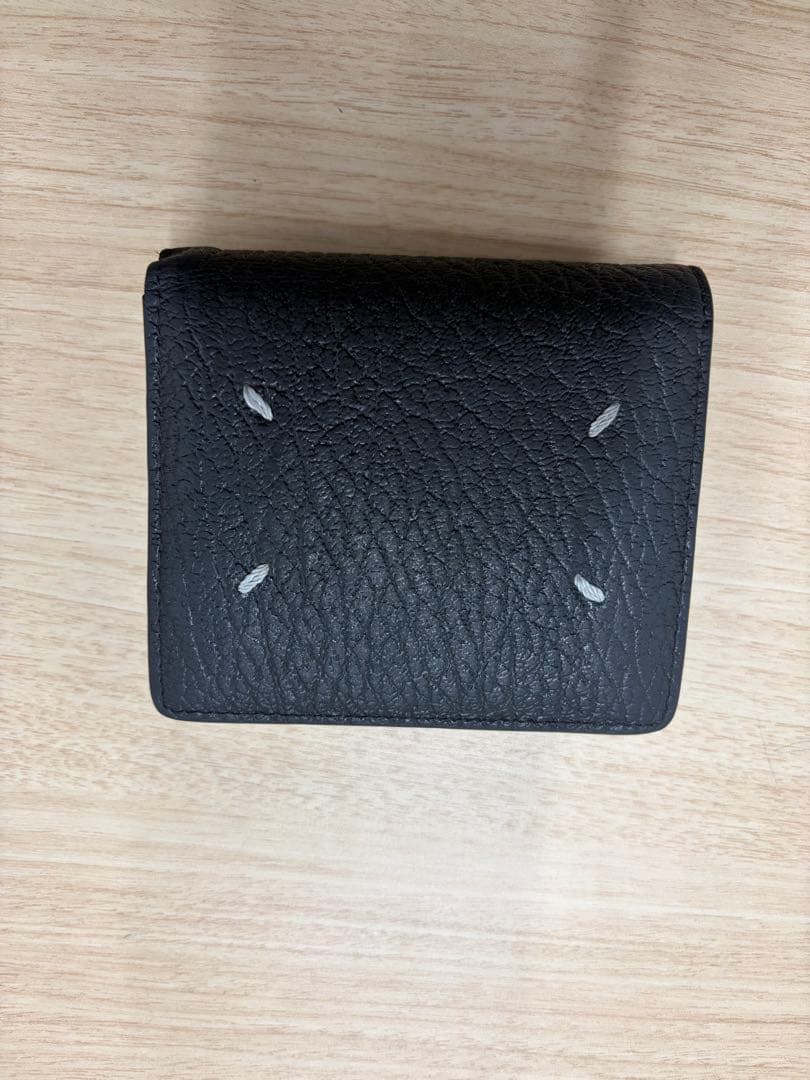 Maison Margiela 二つ折り財布 黒 レザー