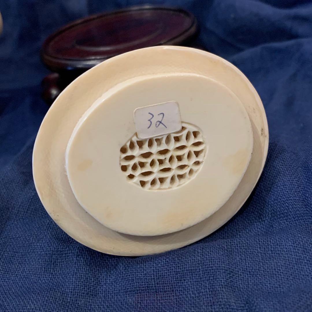 極上 天然高級素材 中国 乾隆 細密彫刻 香炉 置物