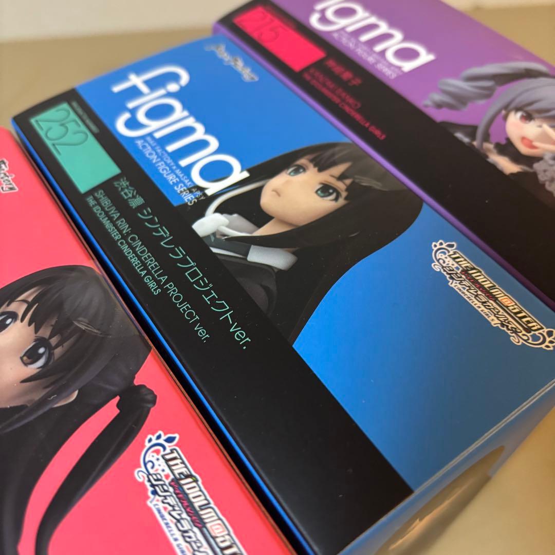 未開封 figma シンデレラプロジェクト フィギュア3セット