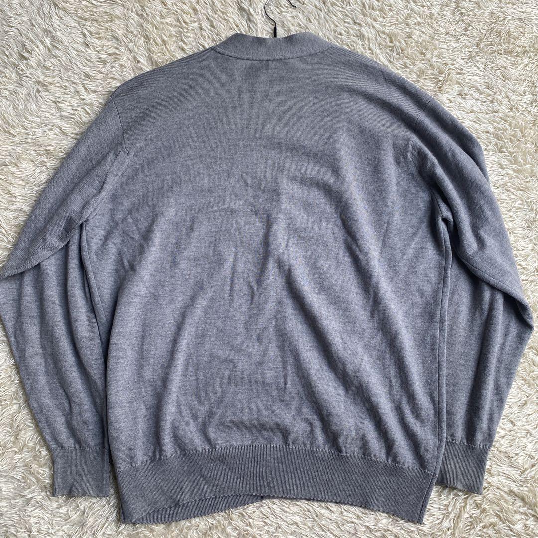 【日本別注】 JOHN SMEDLEY 24G A4590 カーディガン グレー