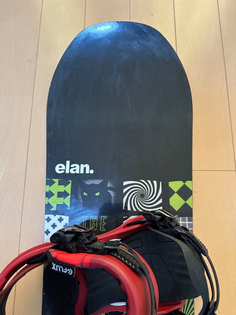スノーボード ビンディング セット　ELAN 155 FLUX RX L