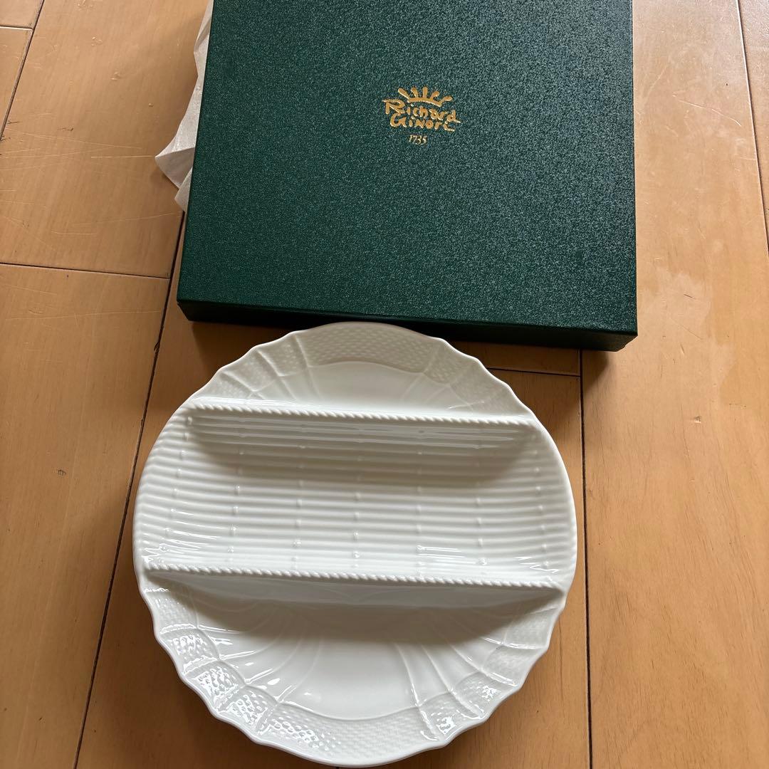 リチャード・ジノリ　白皿　大皿　新品未使用　箱付き　ベッキオジノリホワイト