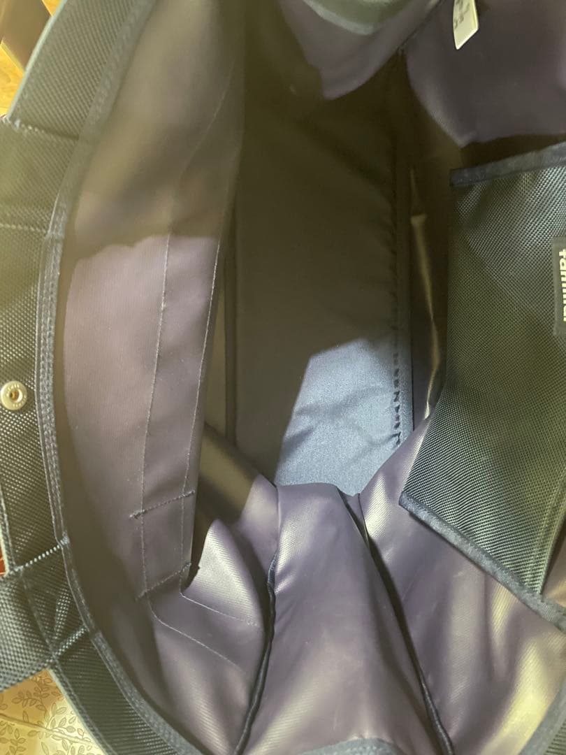 ファミリア　お受験　バッグ　ネイビー　トートバッグ　自立　小学校受験　サブバッグ