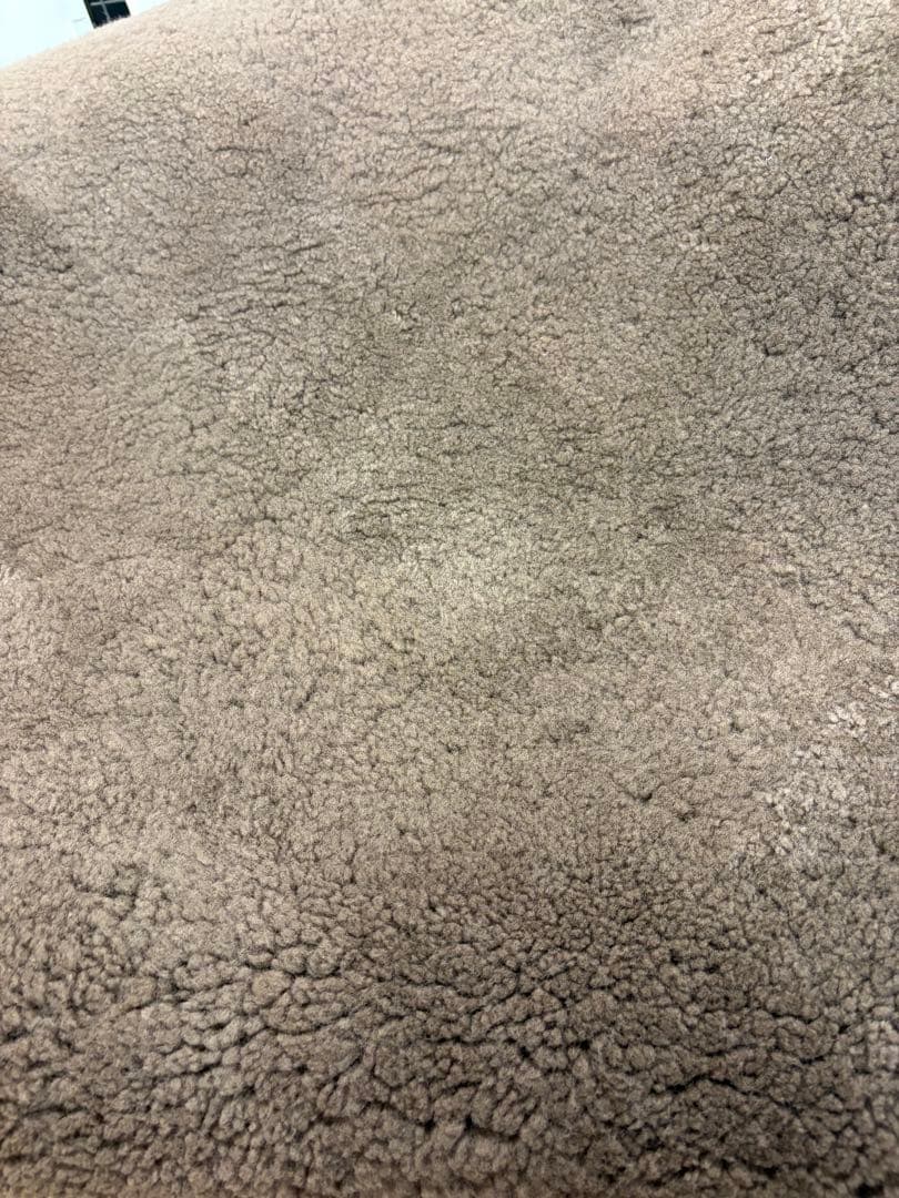 新品未使用品◉日本ムートンクリンプシーツ 100×200cm ブラウン